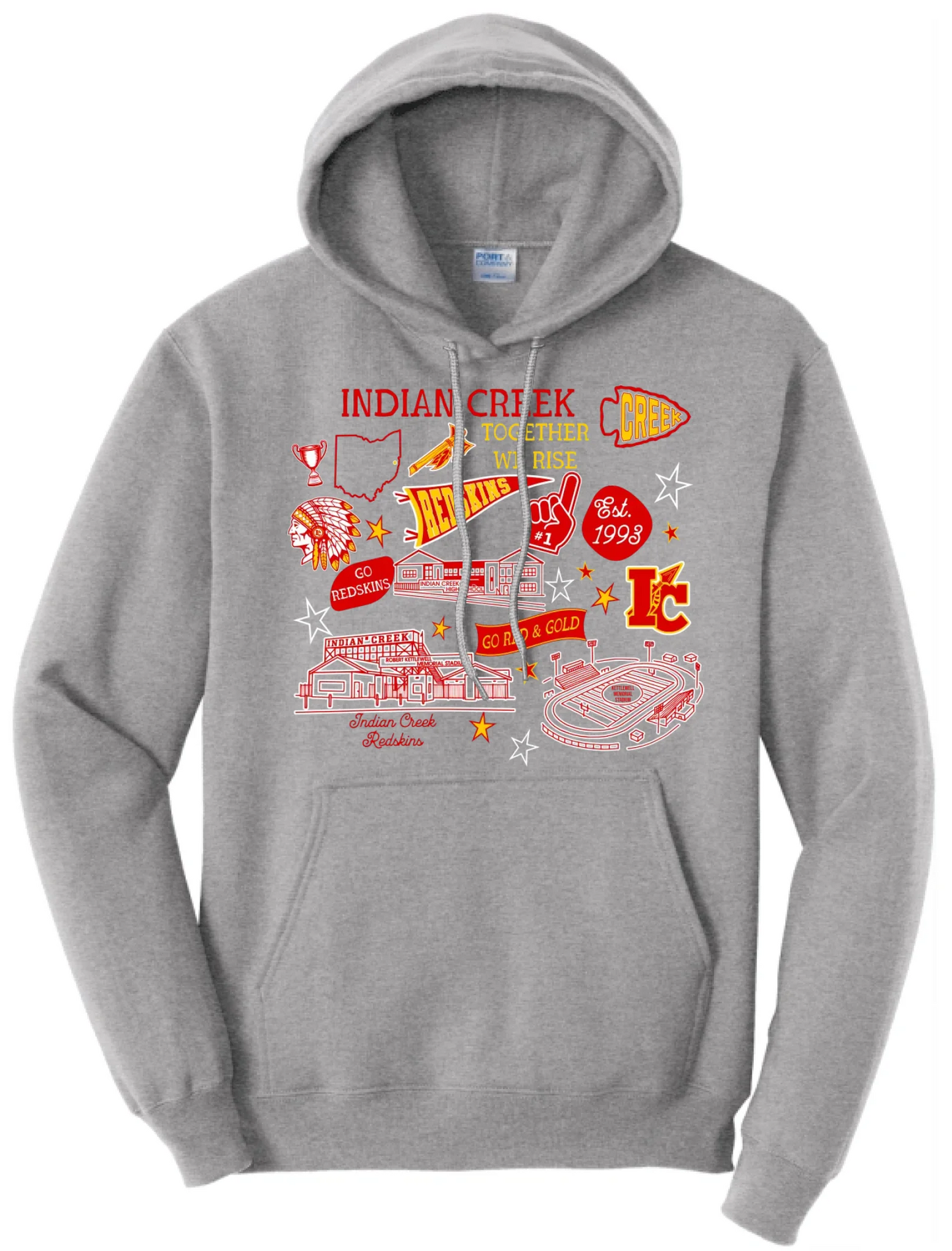 Indian Creek Icons on Gray
