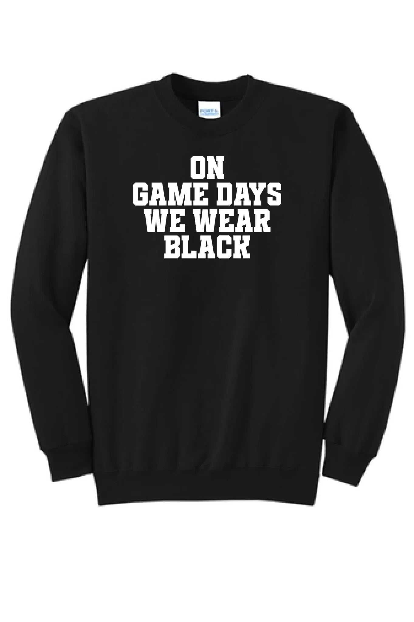 On Game Days We Wear Black