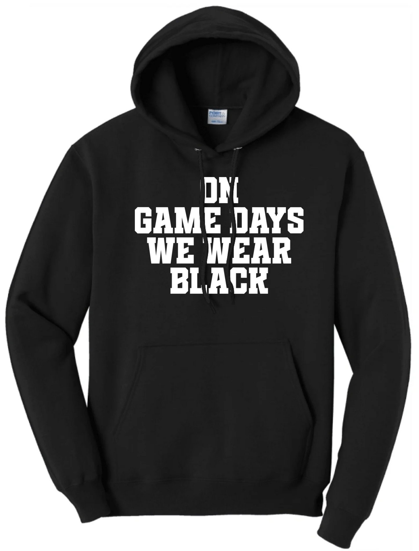 On Game Days We Wear Black