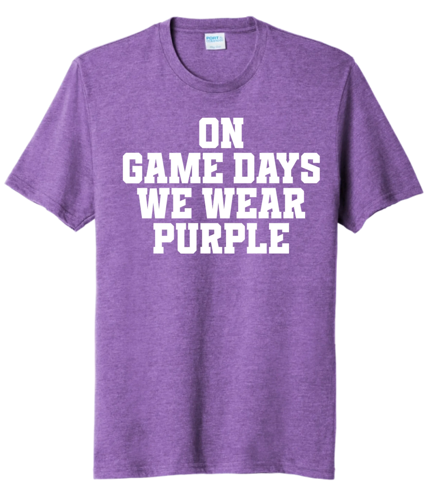 On Game Days We Wear Purple