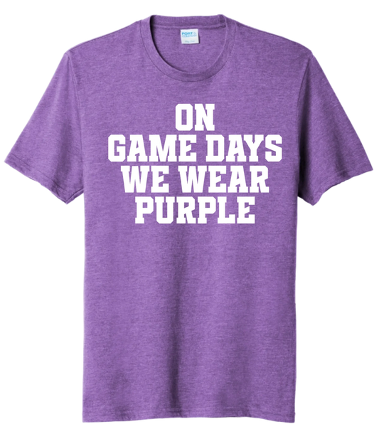 On Game Days We Wear Purple