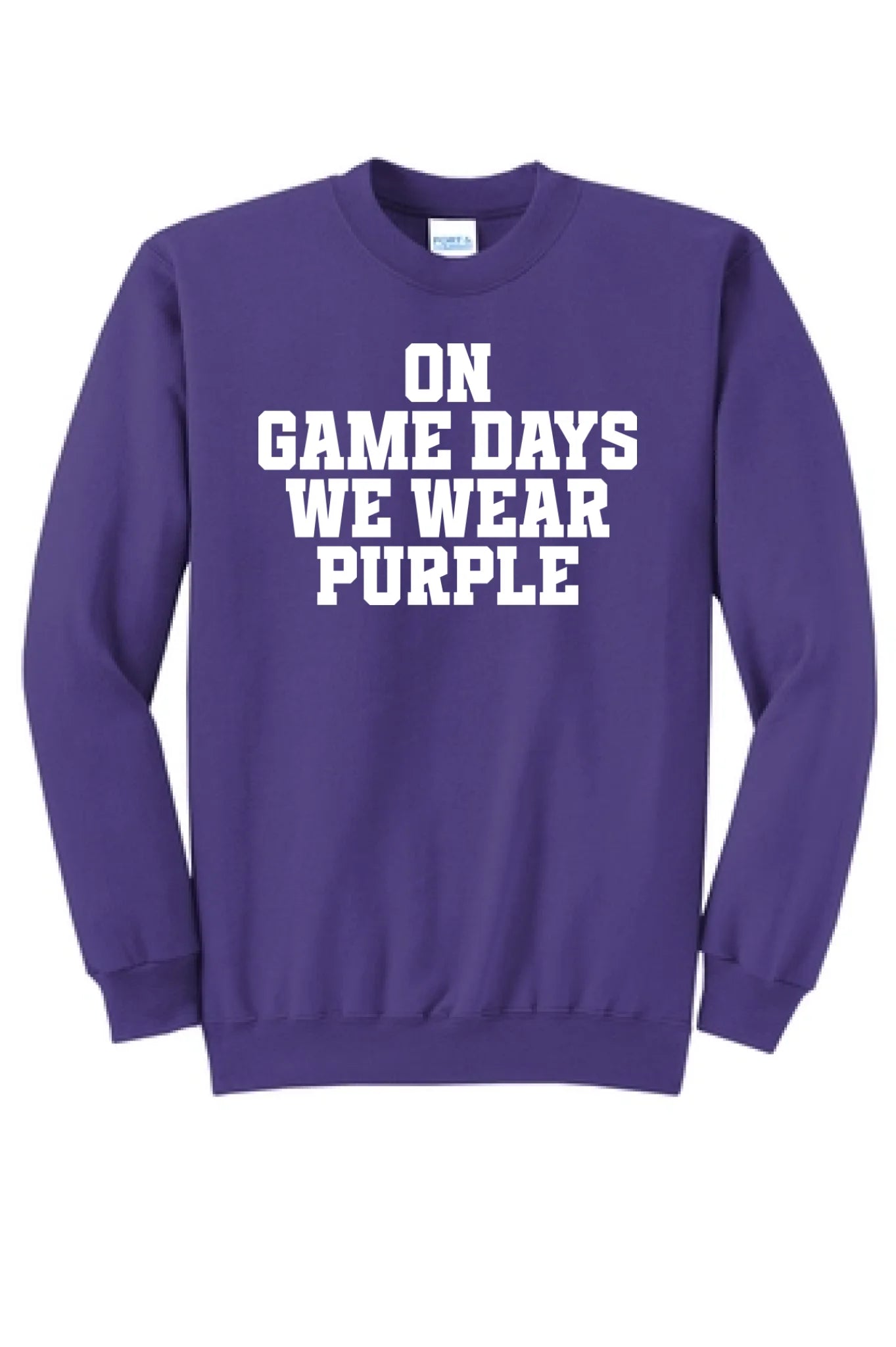 On Game Days We Wear Purple