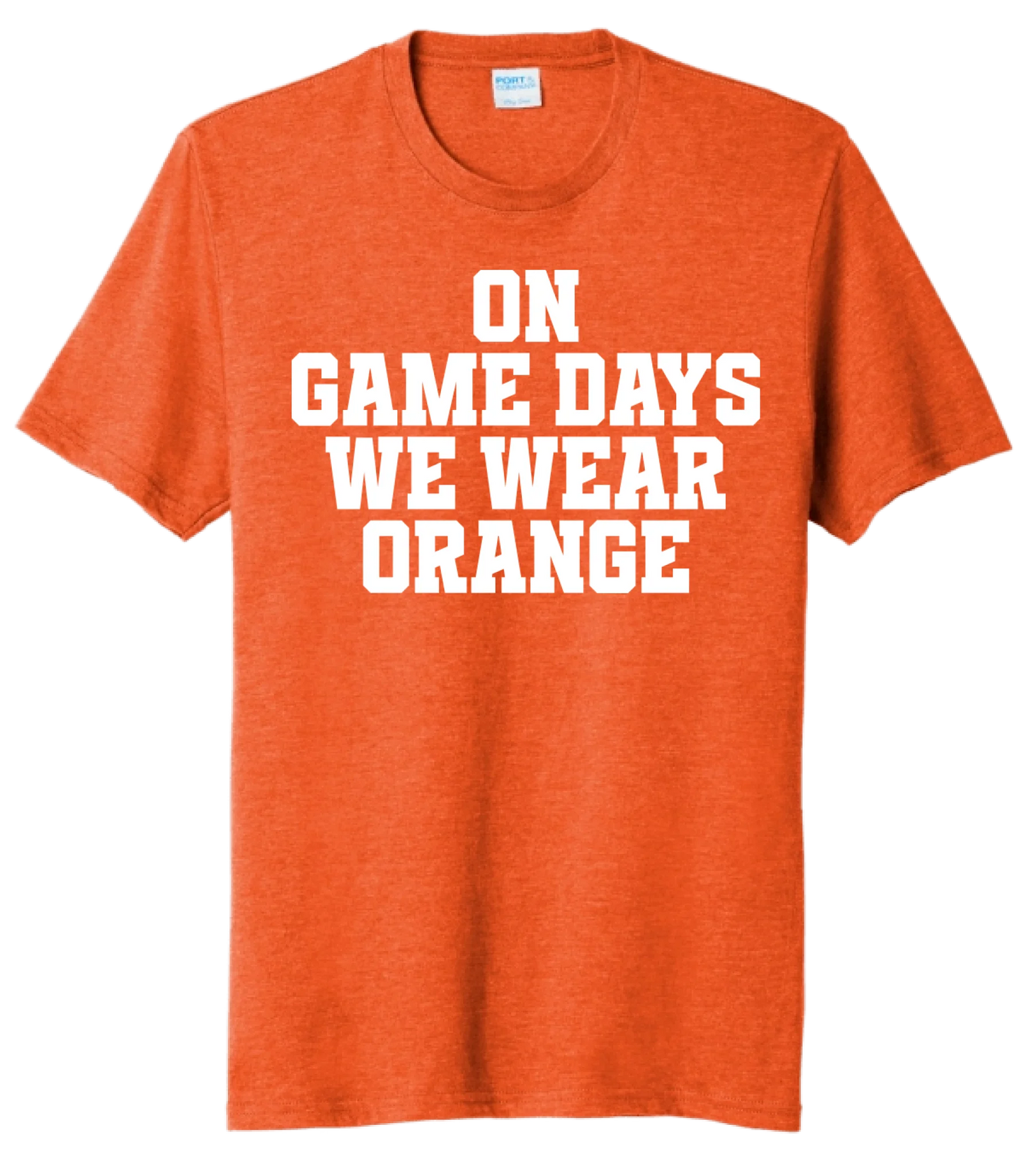 On Game Days We Wear Orange