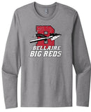 Bellaire Big Reds Next Level Cotton Long Sleeve Tee