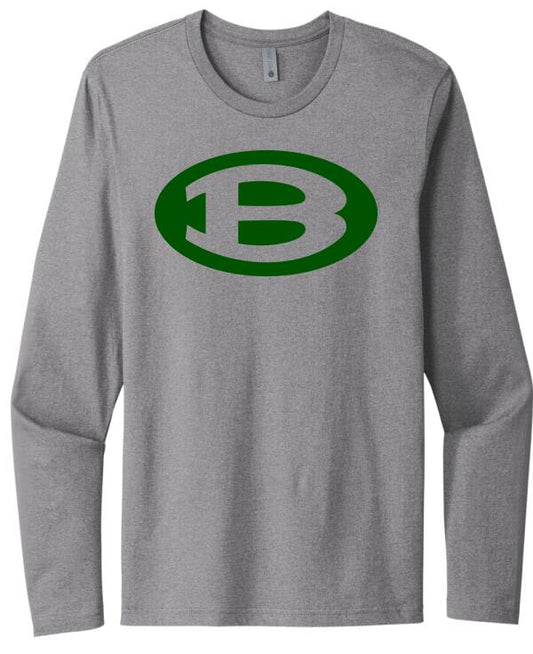 Brooke Logo Next Level Cotton Long Sleeve Tee