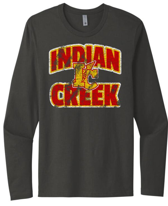 Indian Creek Retro Next Level Cotton Long Sleeve Tee