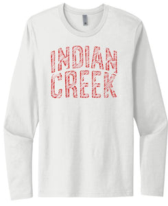 Indian Creek Sketch Next Level Cotton Long Sleeve Tee