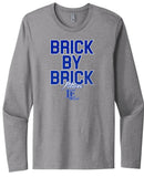 East Liverpool Potters Brick by Brick Next Level Cotton Long Sleeve Tee