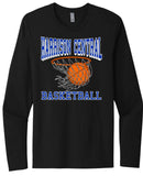 Harrison Central Hoops Next Level Cotton Long Sleeve