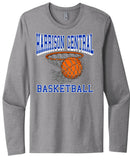 Harrison Central Hoops Next Level Cotton Long Sleeve