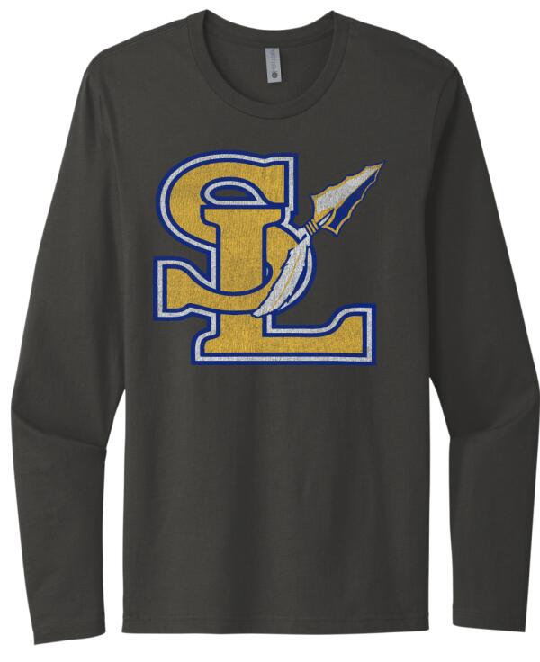 Southern Local Distressed Logo Next Level Cotton Long Sleeve Tee