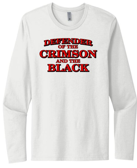 Steubenville Big Red Defenders of the Crimson and Black Next Level Cotton Long Sleeve Tee