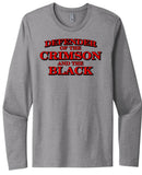 Steubenville Big Red Defenders of the Crimson and Black Next Level Cotton Long Sleeve Tee