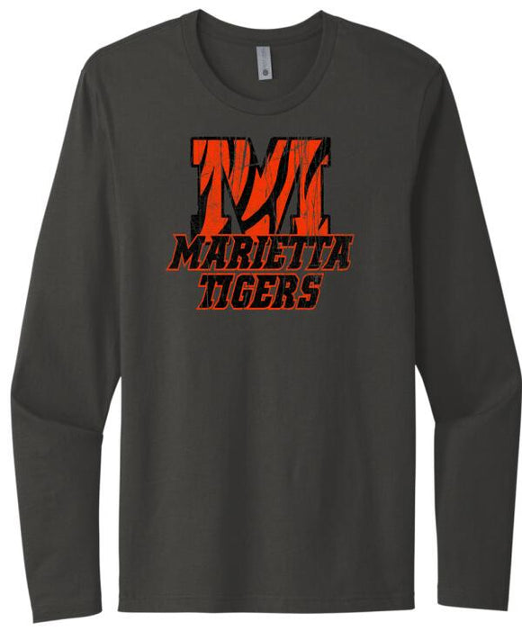 Marietta Tiger M Next Level Cotton Long Sleeve