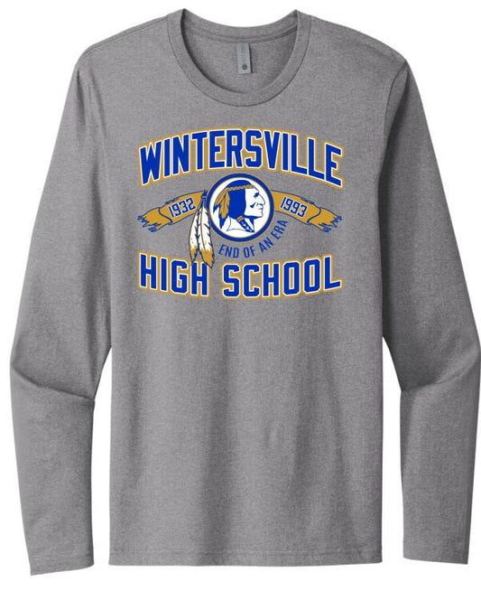 Wintersville Warriors End of An Era Next Level Cotton Long Sleeve Tee
