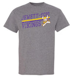 Jewett-Scio Vikings Rising Distressed Design Gildan DryBlend T-Shirt