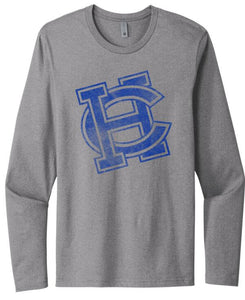 Harrison Central Faded HC Next Level Cotton Long Sleeve Tee