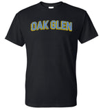 Oak Glen Distressed Letters Gildan DryBlend T-Shirt