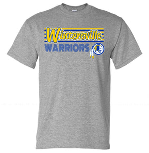 Wintersville Warriors Lines Gildan DryBlend T-Shirt