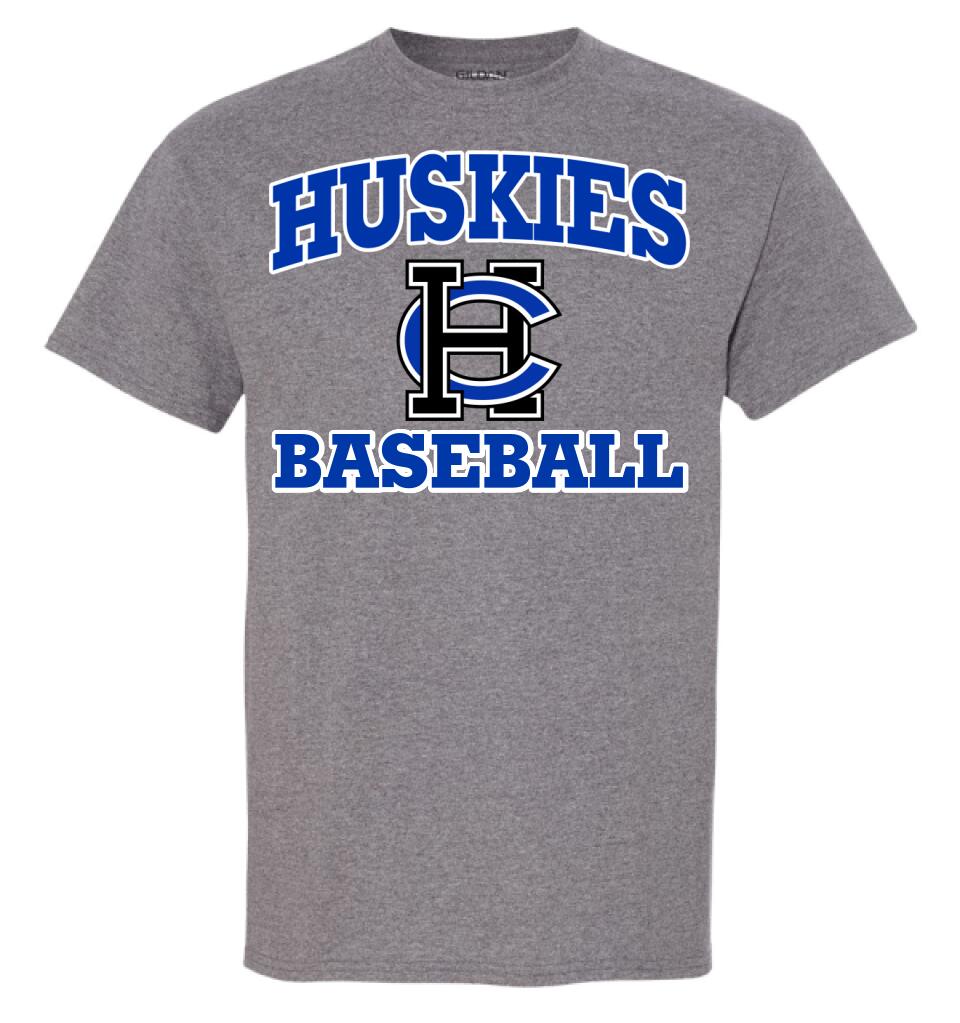 Harrison Central Huskies HC with Custom Text Design Gildan DryBlend T-Shirt