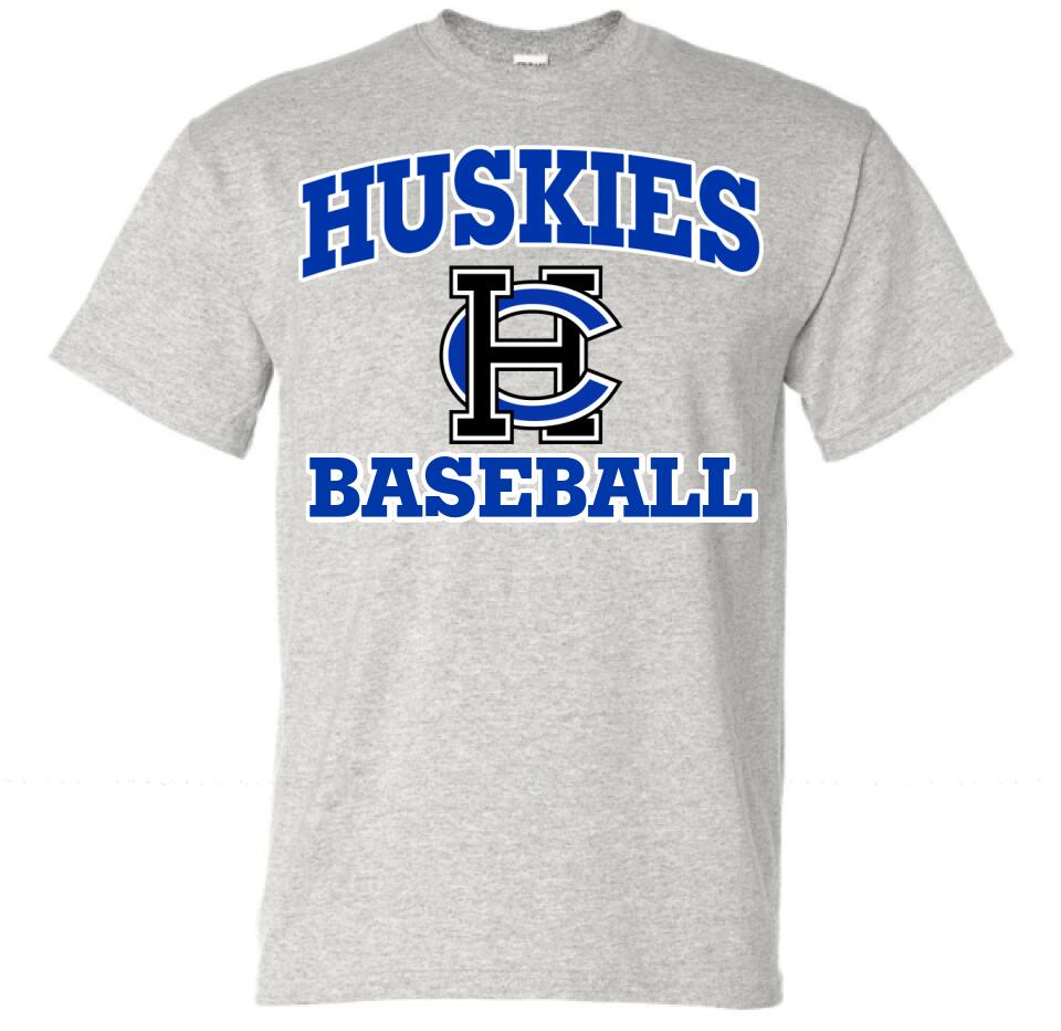 Harrison Central Huskies HC with Custom Text Design Gildan DryBlend T-Shirt