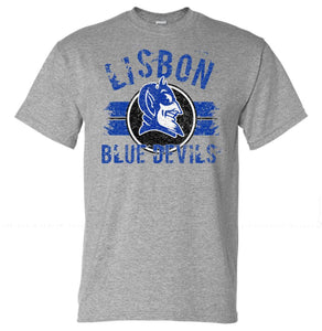 Lisbon Blue Devils Boycott Distressed Design