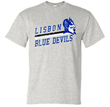 Lisbon Blue Devils Rising Distressed Design