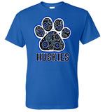 Harrison Central Huskies Flower Paw Design