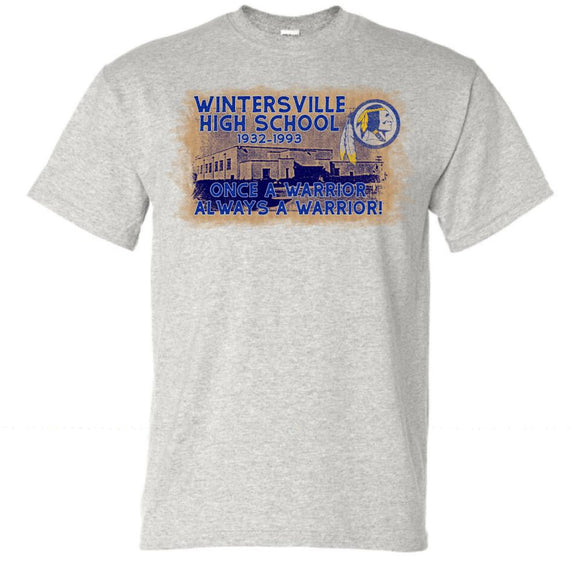 TeeInBlue Wintersville Vintage High School Gildan DryBlend T-Shirt Gildan DryBlend T-Shirt / Ash / AXL