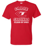 Cadiz High School Distressed C Class of 1982 Gildan DryBlend T-Shirt