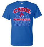 Cadiz Cardinals 1997 Football Region 23 Champs Gildan DryBlend T-Shirt