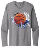 Harrison Central Huskies Basketball Splatter