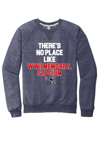 Buckeye Local No Place Like Home Jerzees Snow Heather French Terry Raglan Crew