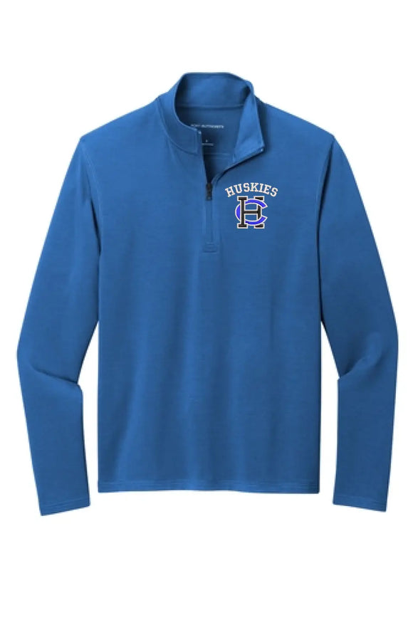 Harrison Central Embroidery Port Authority Microterry 1/4-Zip Pullover