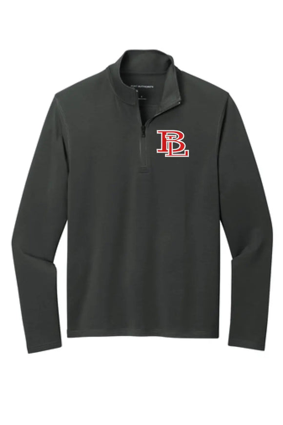 Beaver Local Embroidery Port Authority Microterry 1/4-Zip Pullover