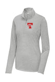 Toronto Embroidery Sport-Tek LADIES PosiCharge Tri-Blend Wicking 1/4-Zip Pullover