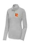 Indian Creek Embroidery Sport-Tek LADIES PosiCharge Tri-Blend Wicking 1/4-Zip Pullover