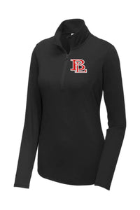 Beaver Local Embroidery Sport-Tek LADIES PosiCharge Tri-Blend Wicking 1/4-Zip Pullover