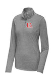 Beaver Local Embroidery Sport-Tek LADIES PosiCharge Tri-Blend Wicking 1/4-Zip Pullover