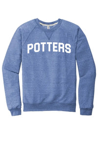 East Liverpool Potters Jerzees Snow Heather French Terry Raglan Crew