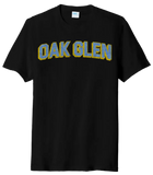 Oak Glen Distressed Letters Tri-Blend Tee