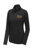 Barnesville Embroidery Ladies PosiCharge Tri-Blend Wicking 1/4-Zip Pullover