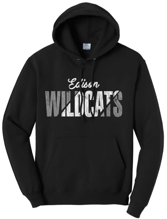 Edison Wildcats Split Core Fleece Hoodie