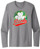 Barnesville Splatter Rocks Next Level Cotton Long Sleeve Tee