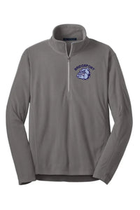 Bridgeport Bulldogs Embroidery Microfleece 1/2-Zip Pullover