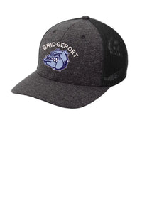 Bridgeport Bulldogs Embroidery on Black Mesh Back Trucker Cap