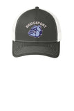 Bridgeport Bulldogs Embroidery on Black Snapback Trucker Cap