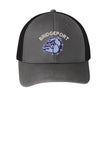 Bridgeport Bulldogs Embroidery on Black Snapback Trucker Cap