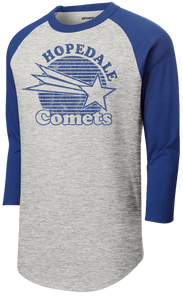 Hopedale Comets 3/4 Sleeve Colorblock Raglan Jersey